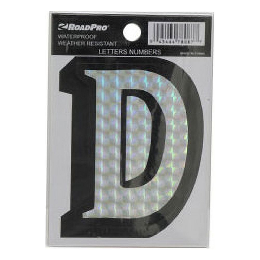 ROADPRO R 78087D D PRISM STYLE ADHESIVE LETTER
