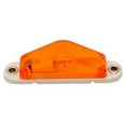 thumbnail image 1 of ROADPRO R RP-1247A 3 5X 75 MARKER LIGHT WITH REPLACEABLE BULB AND AMBER LENS  WHITE BASE, 1 of 1