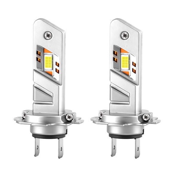 ROADSUN H7 LED Headlight Bulbs, 6500K Cool White, Standard High Beam Low Beam, Easy Installation, Pack of 2, Compatible with Multiple Cars