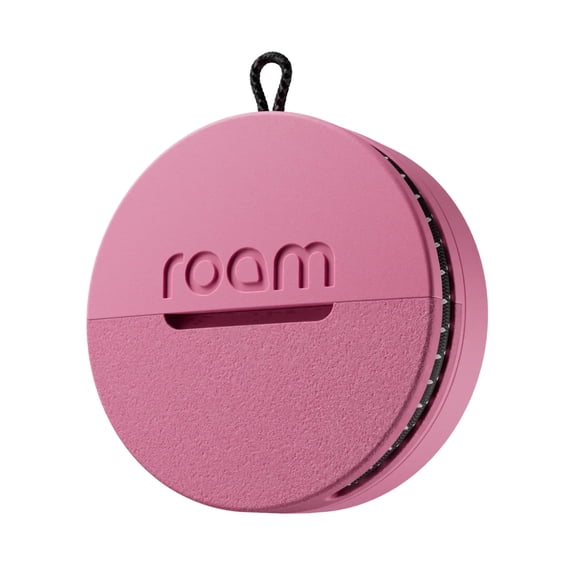 ROAM Smart Tracker – Find Keys, Bags & Luggage | Loud Ring, Waterproof, No Subscription | Apple Find My, Android | Airline-Sharing | 1-Pack, Pink