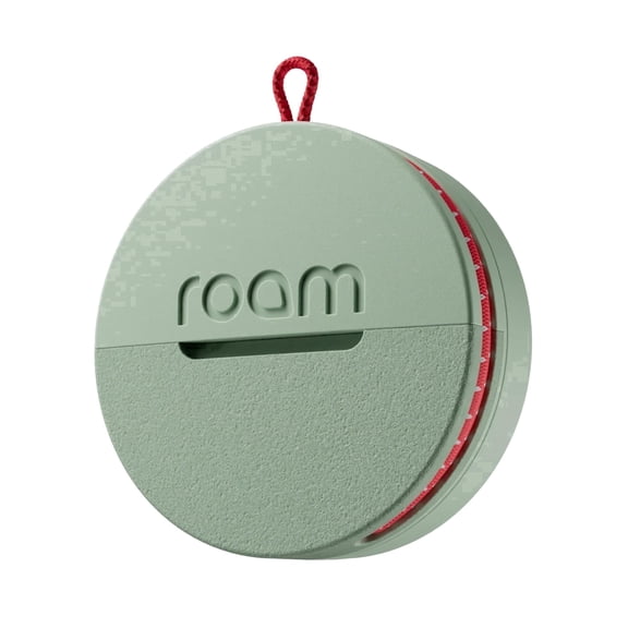 ROAM Smart Tracker  Find Keys, Bags & Luggage | Loud Ring, Waterproof, No Subscription | Apple Find My, Android | Airline-Sharing | 1-Pack, Green