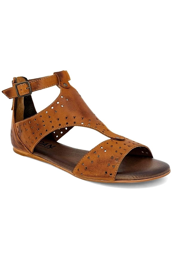 Womens Kit Cutout Leather Sandal.