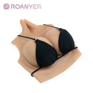 Roanyer Silicone D Cup Fake Boobs Realistic Breast Form