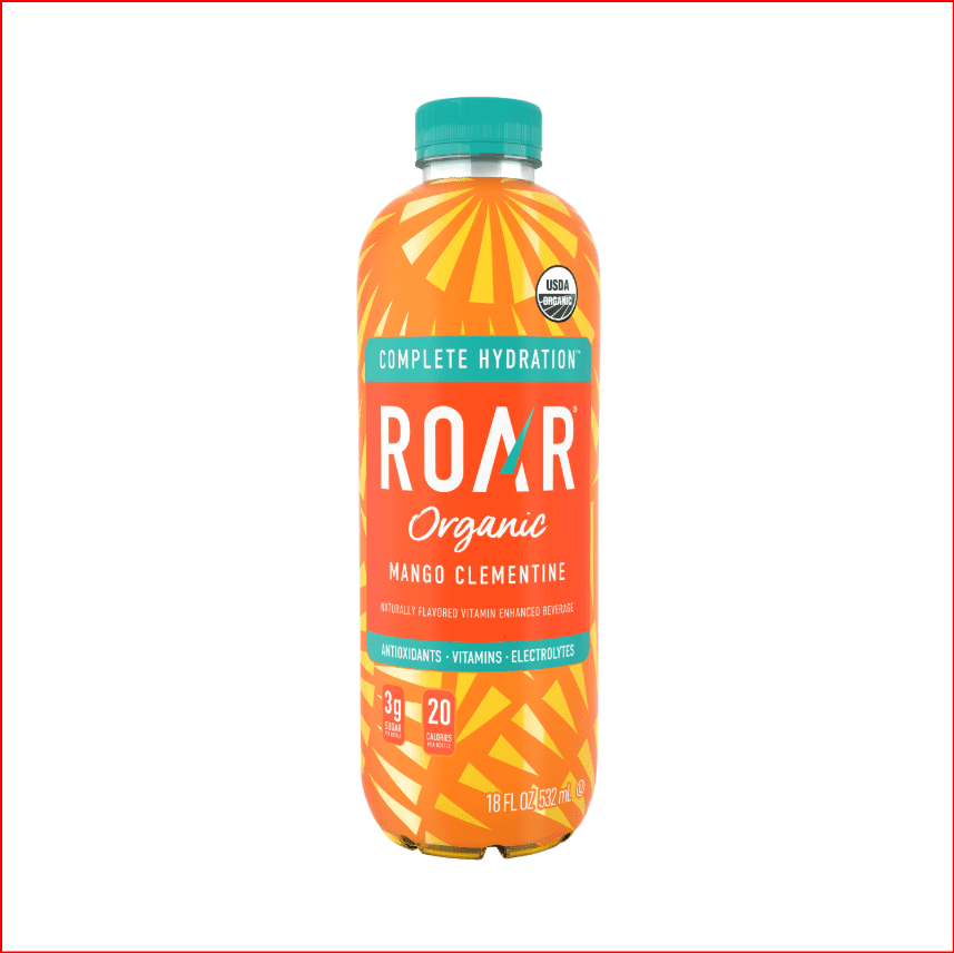 Roar Organic 18 fluid ounce bottle,  Mango Clementine Beverage