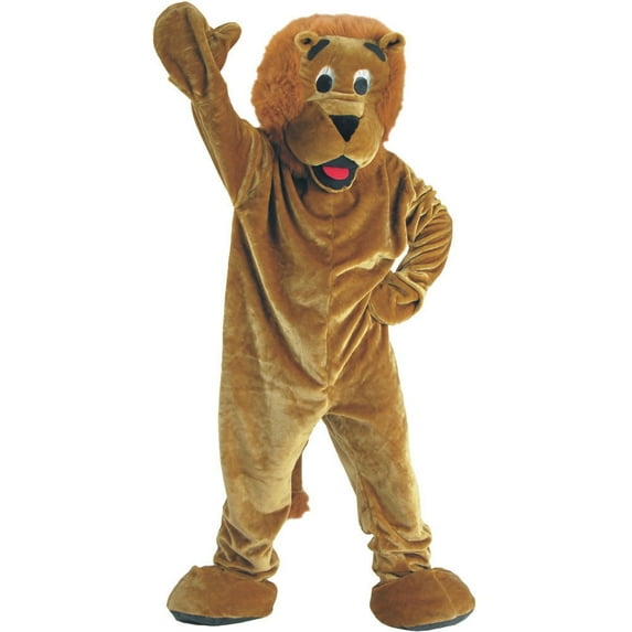Dress Up America Lion Mascot Costume for Adults and Teens - Plush Lion Costume Set - Adults (One Size)