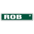 thumbnail image 1 of ROB Street Sign Childrens Name Room Sign | Indoor/Outdoor |  24" Wide, 1 of 5