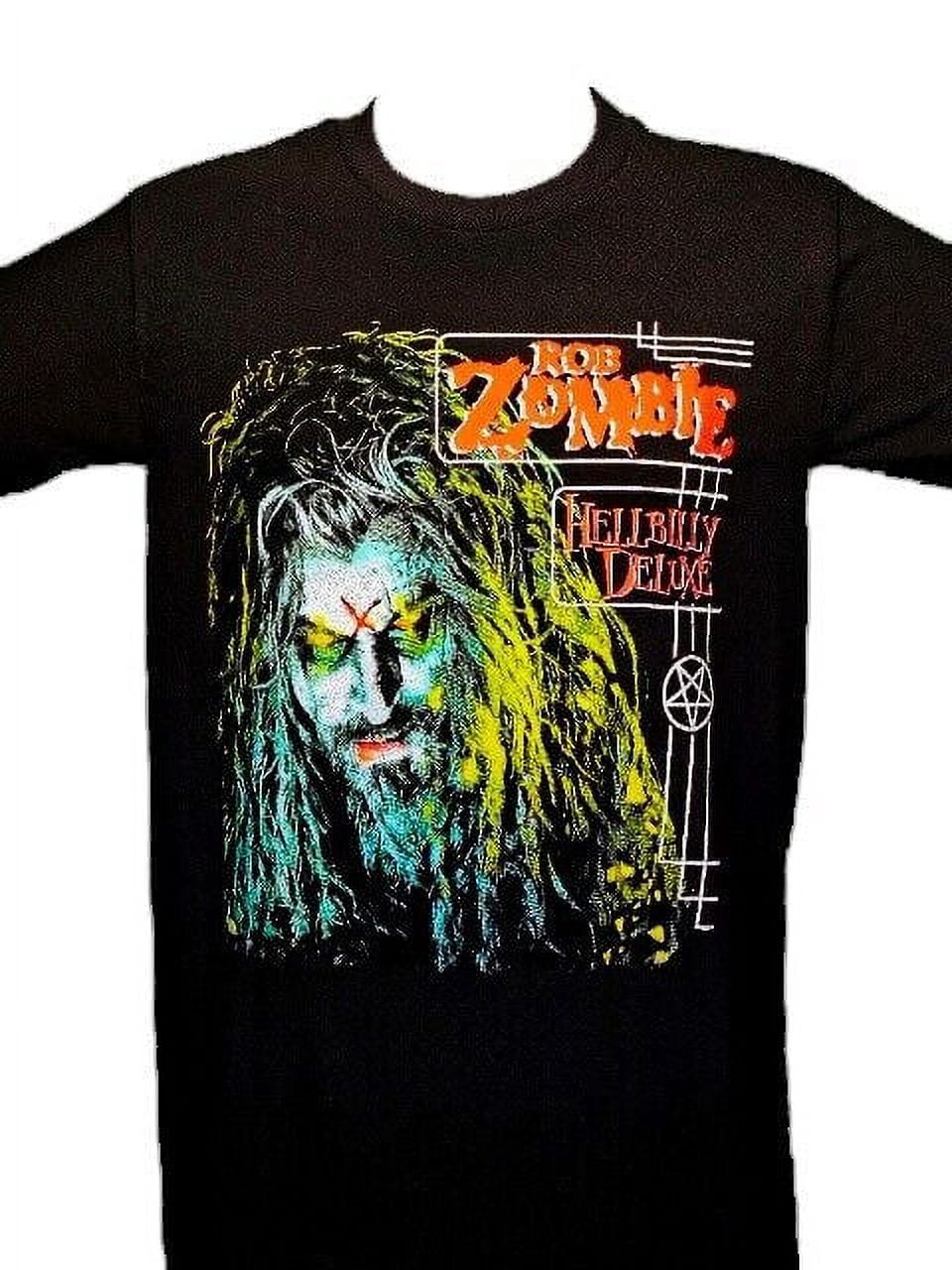 ROB ZOMBIE HELLBILLY DELUXE NEW Band Merch Black Tshirt