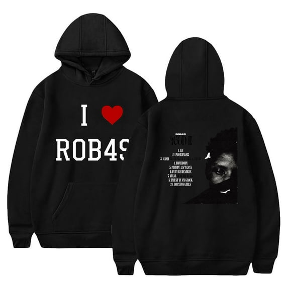 ROB49 Hoodie Hip Hop Hoodies Casual Sweatshirt Long Sleeve Pullover Man/Woman