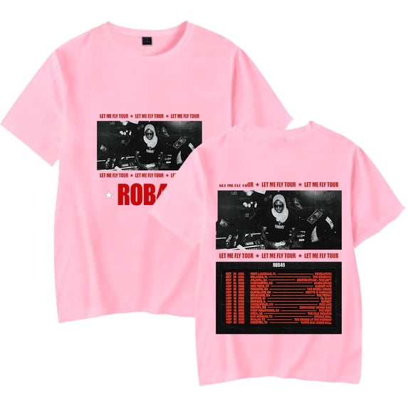 ROB49 Merch T-shirt Summer Unisex Short-sleeved Fashion Y2K Casual Stylish Design Tee