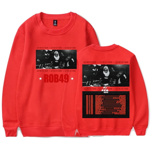 ROB49 Pic Crewneck Sweatshirt Man/Woman Hip Hop Hoodies Fans Sweatshirts