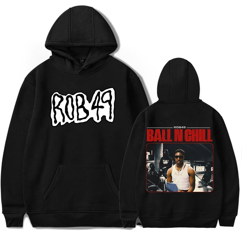 ROB49 Rapper Ball N Chill Album Hoodies Merch Popular Graphics Unisex ...