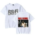 thumbnail image 1 of ROB49 Rapper Ball N Chill Album T-shirts Merch Unisex Trend Casual Short Sleeve Top, 1 of 3