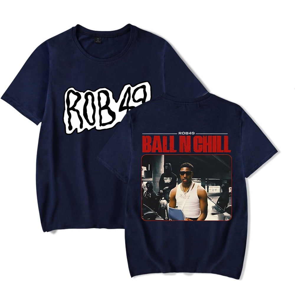 ROB49 Rapper Ball N Chill Album T-shirts Merch Unisex Trend Casual ...