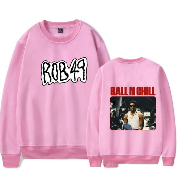 ROB49 Rapper Ball N Chill Album crew neck sweatshirt Merch Women Men Long sleeve Fashion Casual Hooded Sweatshirts
