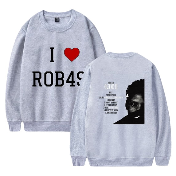 ROB49 Sweatshirt Hip Hop Long-Sleeved Pullover Man/Woman Sweatshirt