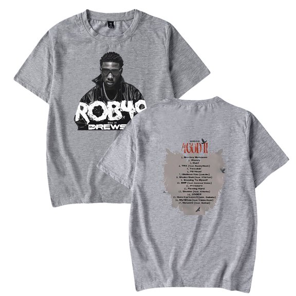 ROB49 T shirt Man/Woman Round Neck Short Sleeved Summer  Casual Tshirt