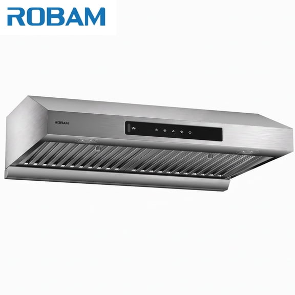 ROBAM 30-Inch Under Cabinet Range Hood U3H1S, 1000 CFM Powerful, Dual BLDC Motor, 9-Speed Gesture & Touch Control, 3-Way Ducted Venting, Dishwasher-Safe Filters, 304 Stainless Steel Kitchen Vent Hood