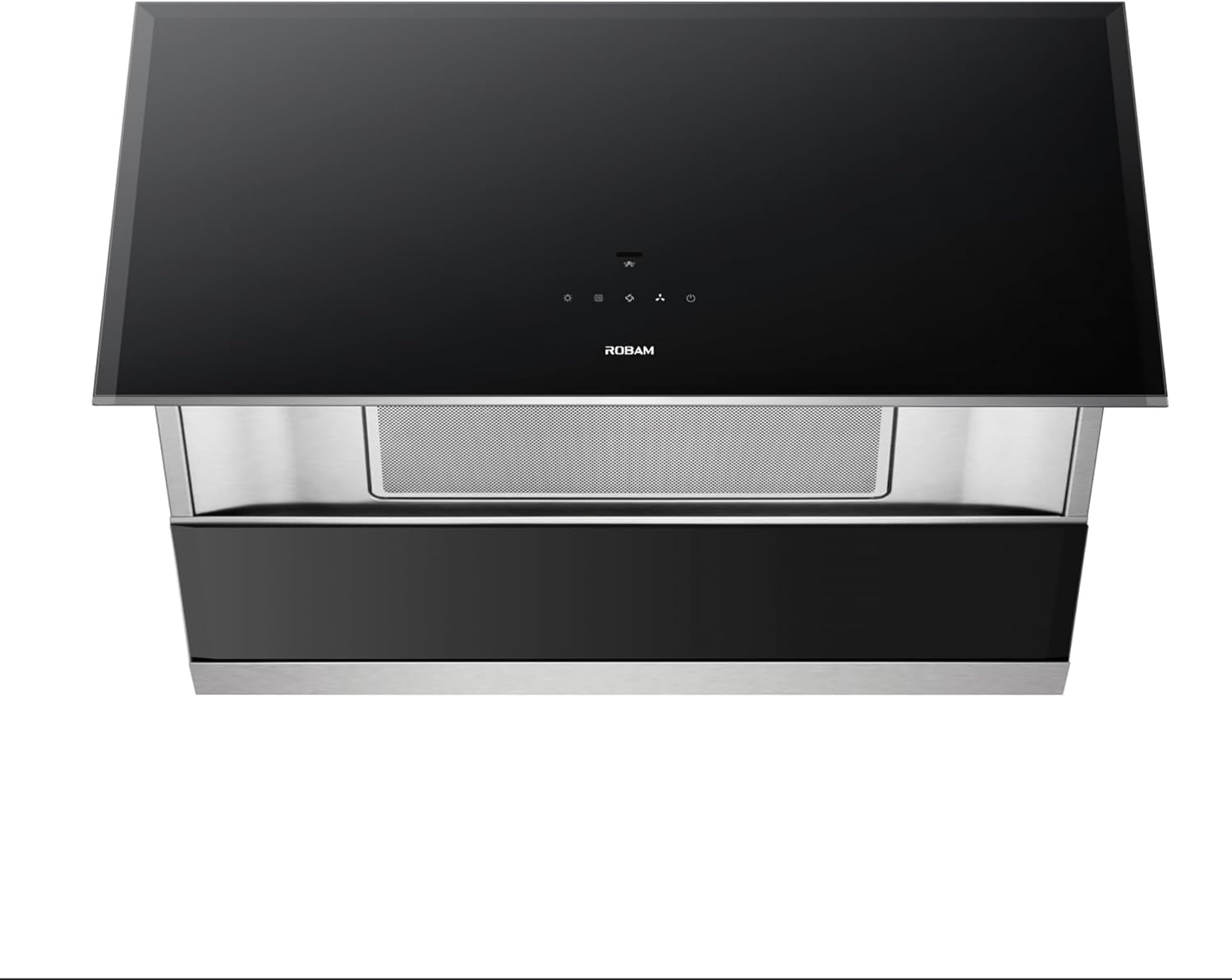 ROBAM 36" Under Cabinet Range Hood, 1300 CFM Wall Mount Kitchen Hood with 4 Speed Exhaust Fan, Gesture/Touch Control, LED Lights, BLDC Inverter Motor, Ducted Vent Hood for Kitchen