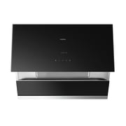 ROBAM 30 Under Cabinet Range Hood, 1100 CFM Slant Vent, Smart Gesture & Touch Control, Easy-Clean Filter, 1000 Pa High Pressure, Ducted Vent Hood for Wall Mount, Black