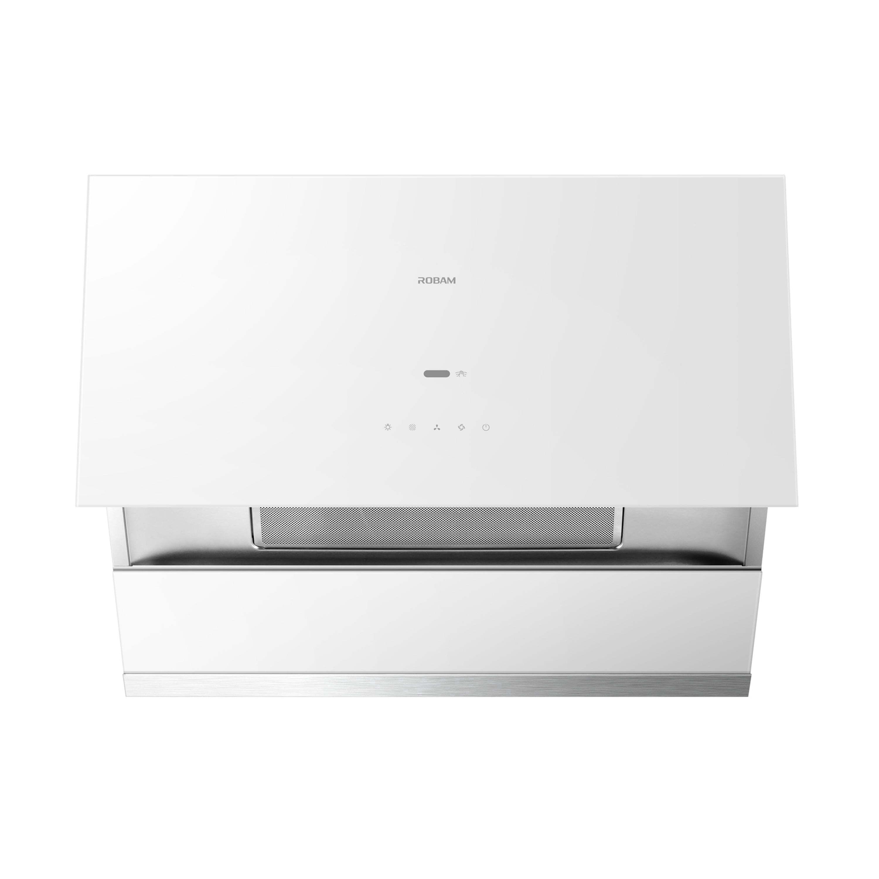 ROBAM 30" Under Cabinet Range Hood, 1100 CFM Slant Vent, Smart Gesture & Touch Control, Easy-Clean Filter, 1000 Pa High Pressure, Ducted Vent Hood for Wall Mount, White