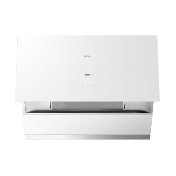 ROBAM 30" Under Cabinet Range Hood, 1100 CFM Slant Vent, Smart Gesture & Touch Control, Easy-Clean Filter, 1000 Pa High Pressure, Ducted Vent Hood for Wall Mount, White