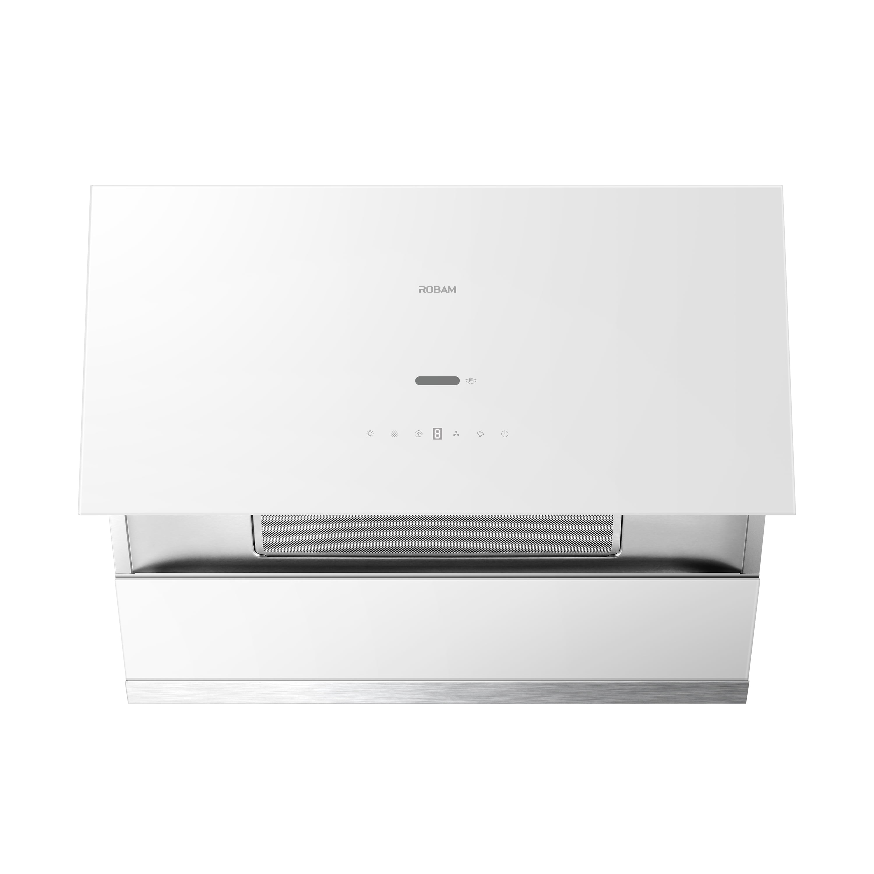 ROBAM Under Cabinet or Wall Mount Kitchen Range Hood 30" R-Max3 White, 1200CFM Auto-Adjust Speed Control with LED Lights Vent Hood, Fingerprint Resistance and R-Link Tech
