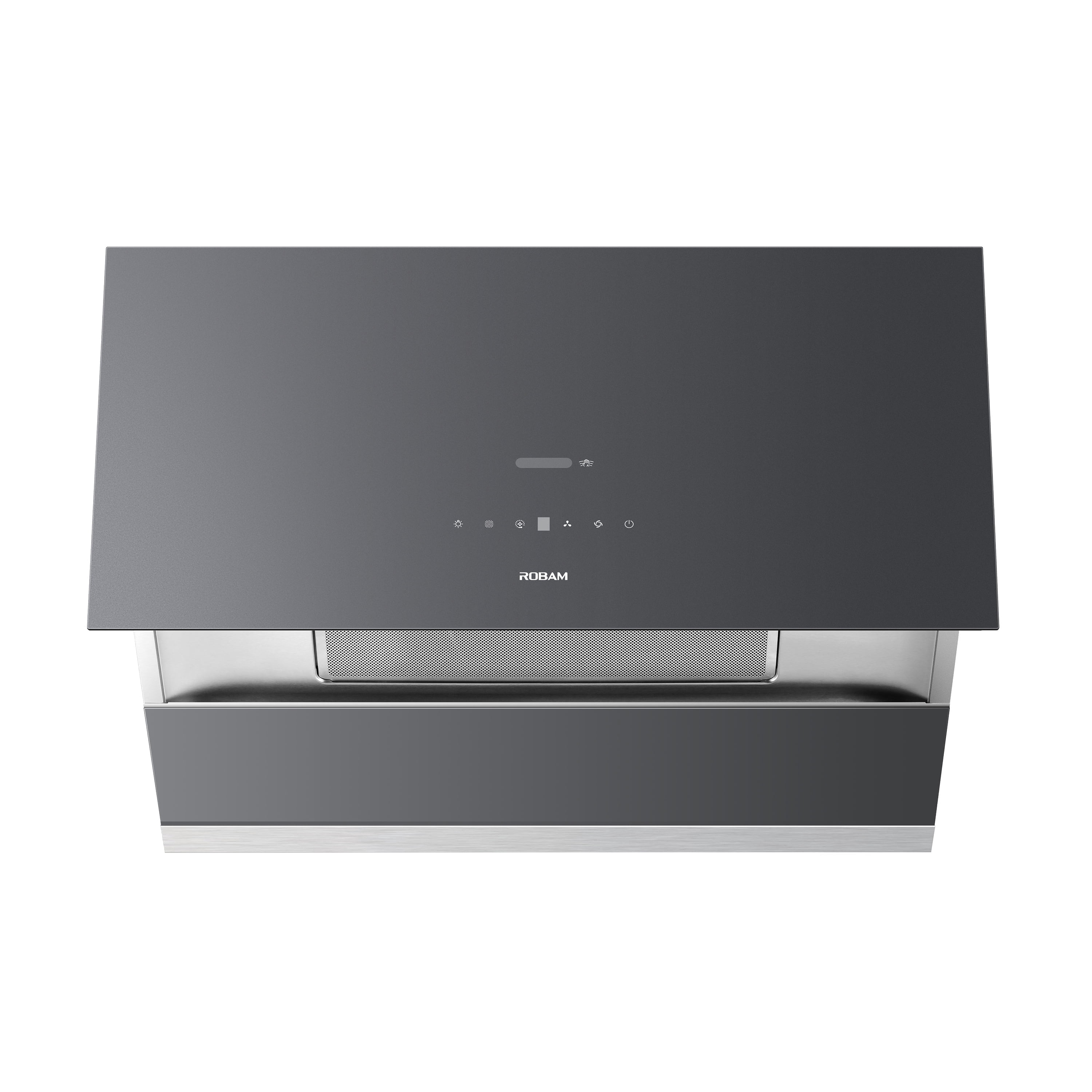 ROBAM Under Cabinet Kitchen Range Hood 36" R-Max3 Black, 1400CFM Auto-Adjust Speed Control with LED Lights, Fingerprint Resistance, R-Link Tech
