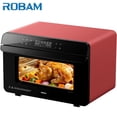 thumbnail image 1 of ROBAM R-BOX Combi Steam Oven, 23QT Countertop Steam Oven & Air Fryer Combo, 3 Steam Modes, Professional Steam-Bake, Air Fry, Dehydrate & Ferment, Rapid Heating & Self-Cleaning, Red, 1 of 9
