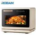 thumbnail image 1 of ROBAM R-Box Pro Countertop Combi Steam Oven 1.2 Cu.ft, Air Fryer Combo, Convection Toaster Oven with 32 Presets & Precise Temperature Control (86°F-302°F), White, 1 of 10