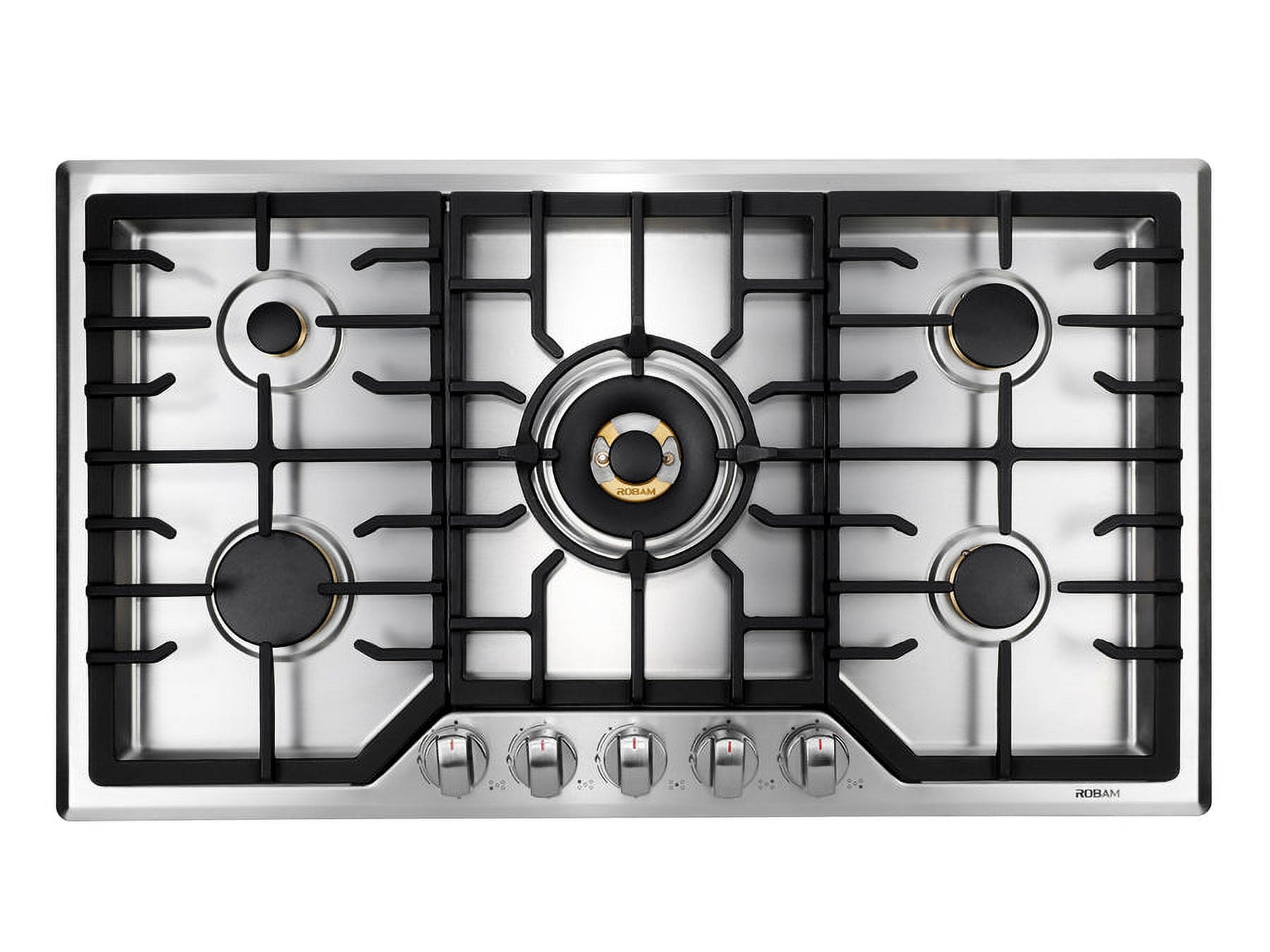 Free Shipping! ROBAM AG515 Countertop 4 Burner Stove with Wok Grate ...
