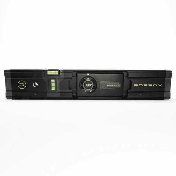 ROBBOX 16" Box Level Length Extension for Sennses Pro, Metric and Imperial Ruler Marking, Precision Calibrated Bubble Vials