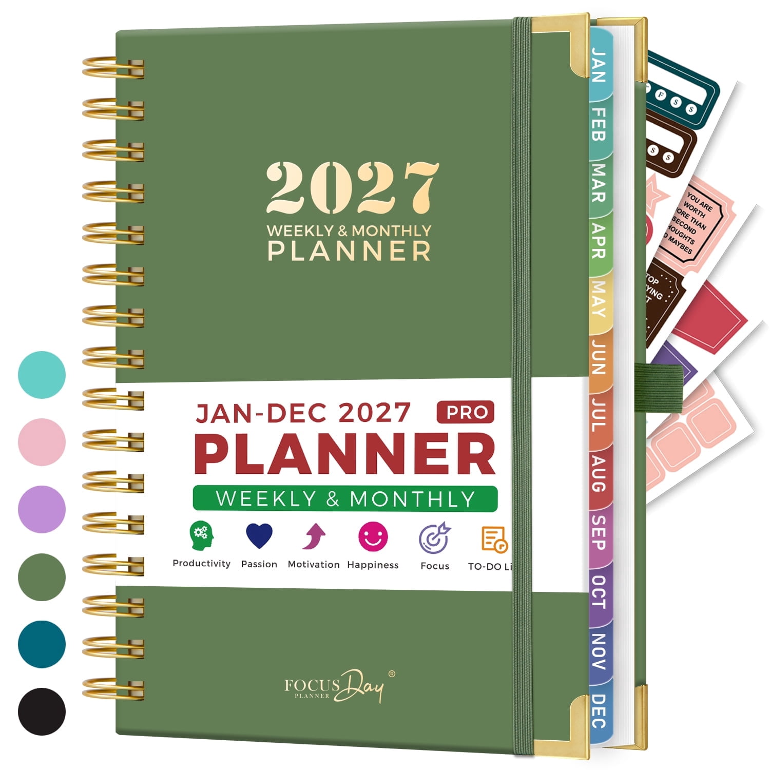 ROBCURSE 2027 Planner/Calendar, Jan 2027 - Dec 2027, Weekly & Monthly ...