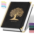 College Rule Paper Pattern ROBCURSE A4 Spiral Journal Notebook, 8.5