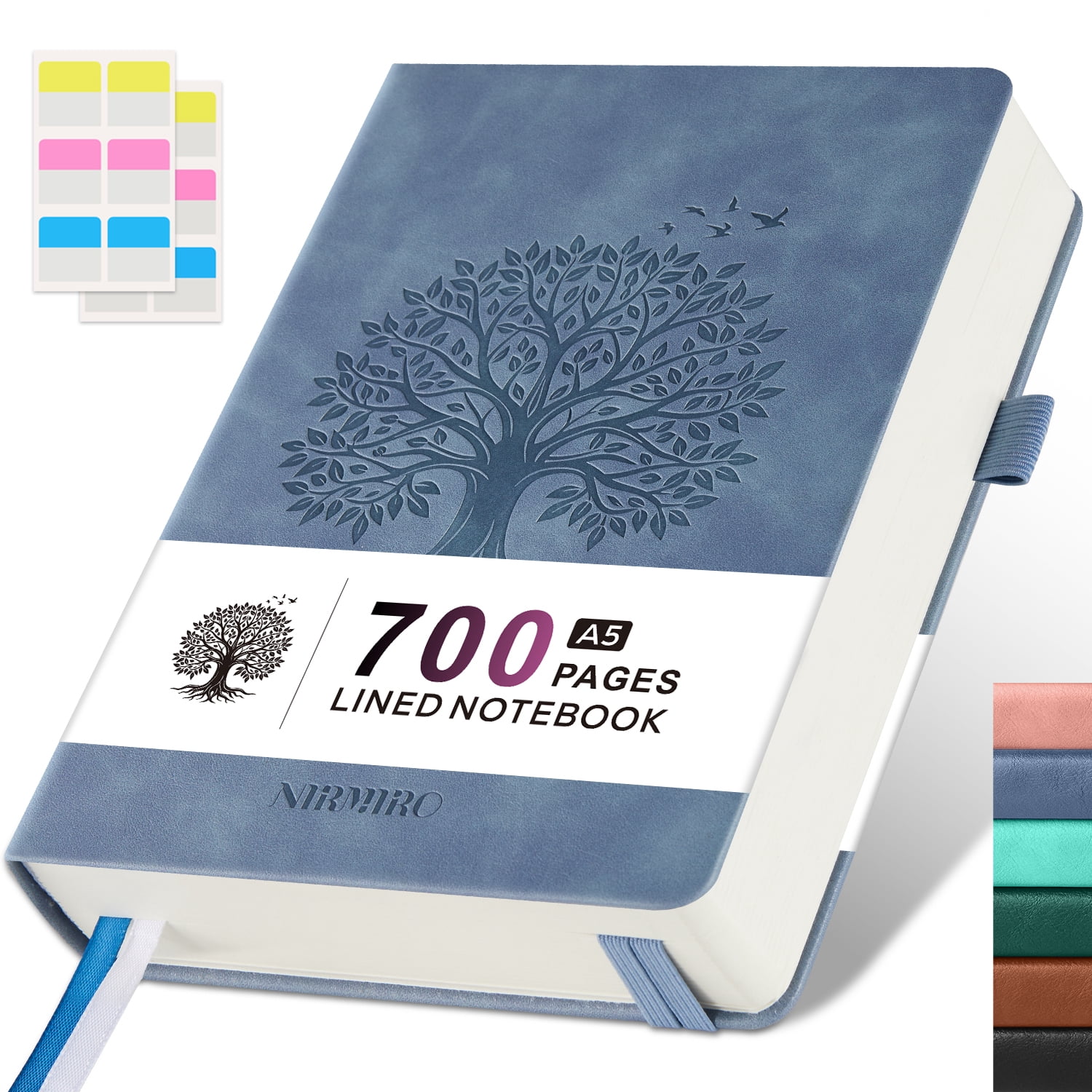 ROBCURSE A5 Thick Notebook, 700 Pages/350 Sheets Hardcover Journal ...