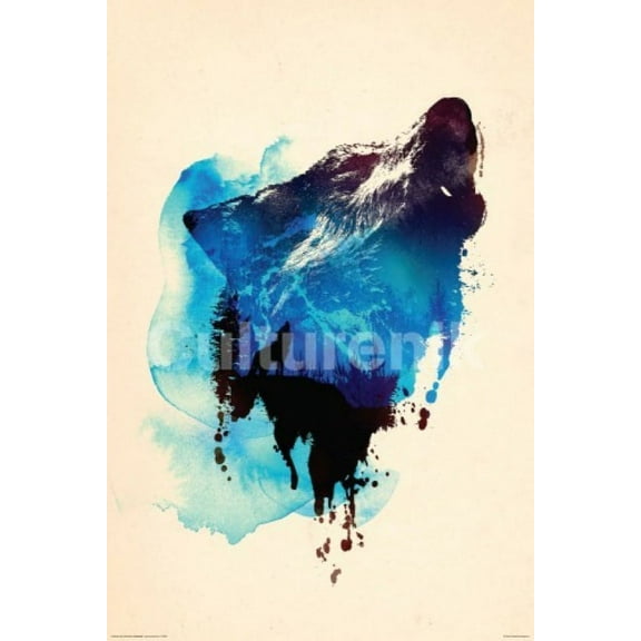 ROBERT FARKAS WOLF Laminated Poster (36 x 24)