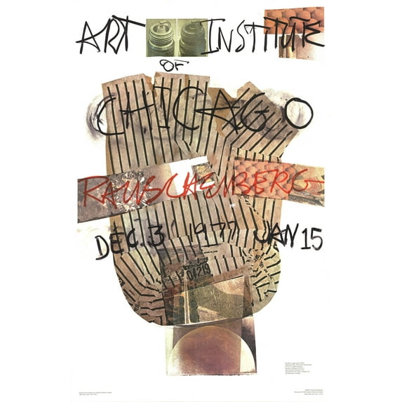 ROBERT RAUSCHENBERG Art Institute of Chicago, 1976