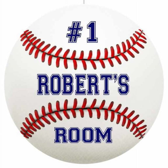 ROBERT'S Bedroom 12" Round Metal Sign Boys Room Wall Dcor Gift 200120030048