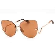 Roberto Cavalli SRC062 8FCX 64mm Butterfly Sunglasses Womens