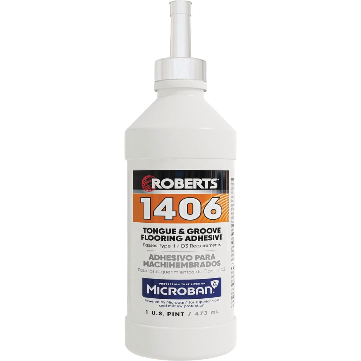 Q.E.P./Roberts Tongue & Groove Engineered Wood and Laminate Flooring Adhesive - Water-Resistant - 1 Pt.