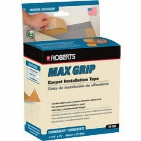 Q.E.P./Roberts Acrylic Tape - 1-7/8 In. x 75 Ft, Brown