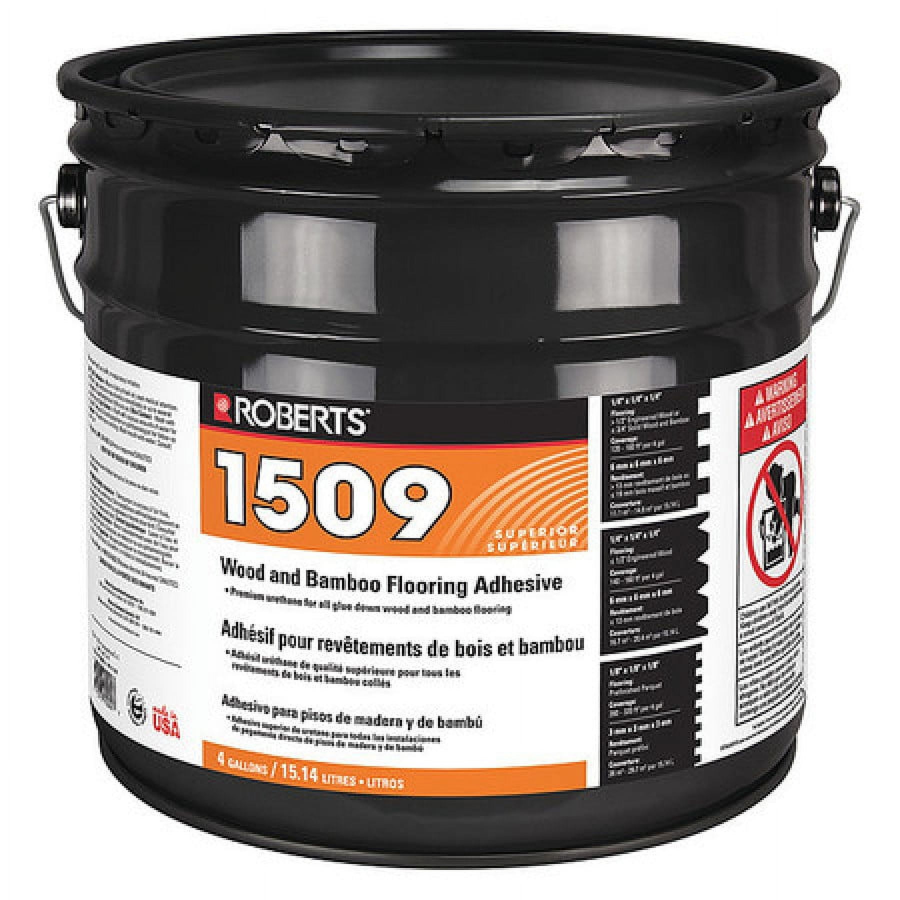 Roberts Wood Floor Adhesive, 4 Gal.  R1509-4