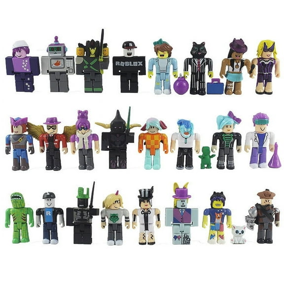 ROBLOX FIGURES SET WITH GAME 24 ART Action Collection - Roblox 24Figure Pack Roblox 24 Series Celebrity Collection Action Figure 24 Pack