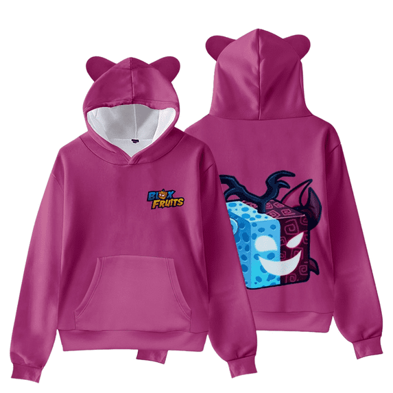 ROBLOX GAME HOODIE WITH EARS Teen Adult Fashion Casual Pullover With Sport Sweatshirt With Pocket