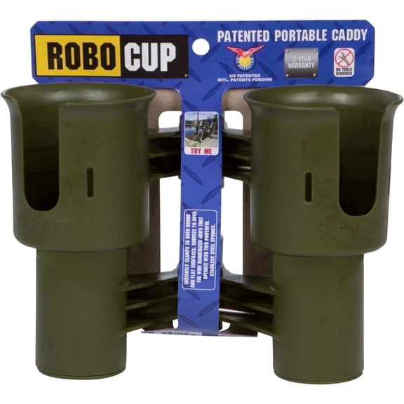 ROBOCUP Best Cup Holder for Drinks, Fishing Rod/Pole, Boat, Beach Chair, Golf Cart, Wagon