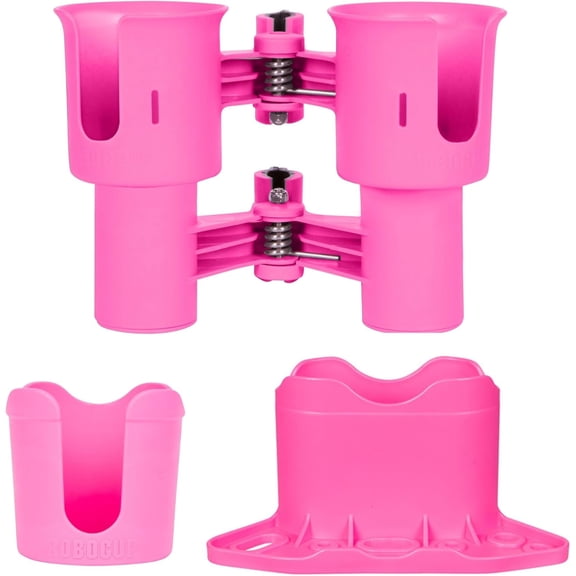 ROBOCUP Hot Pink EZ-Spring Cup Holder Bundle: Includes 1 EZ-Spring RoboCup, 1 Plus, 1 Holster