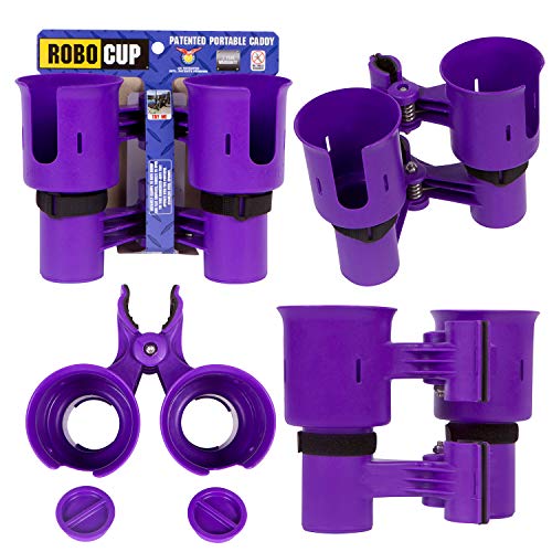ROBOCUP, Purple EZSpring, Updated Version, Best Cup Holder for Drinks