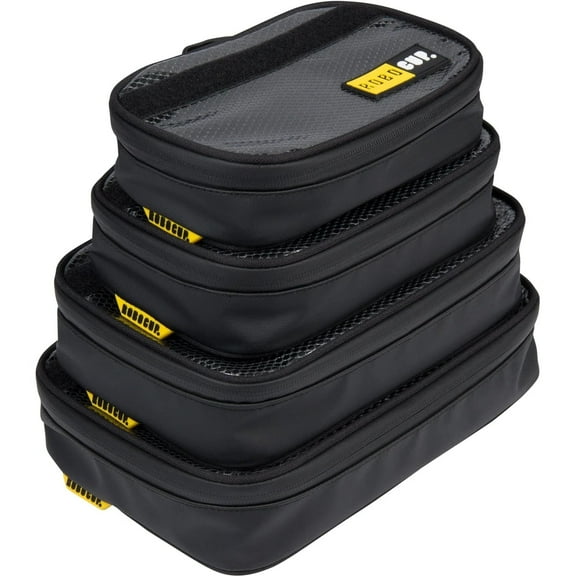ROBOCUP Zippered Storage Pouch Set of 4 | Durable Travel, Home & Office Organizers, Easy Storage