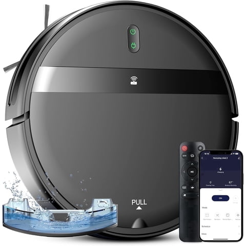 ROBOEVO G20 Robot Vacuum Cleaner and Mop Combo, 3000Pa Powerful Suction, Smart WiFi/App Robotic Vacuum with Alexa & Google Assistant, Pet Hair Cleaning for Hard Floors & Carpets