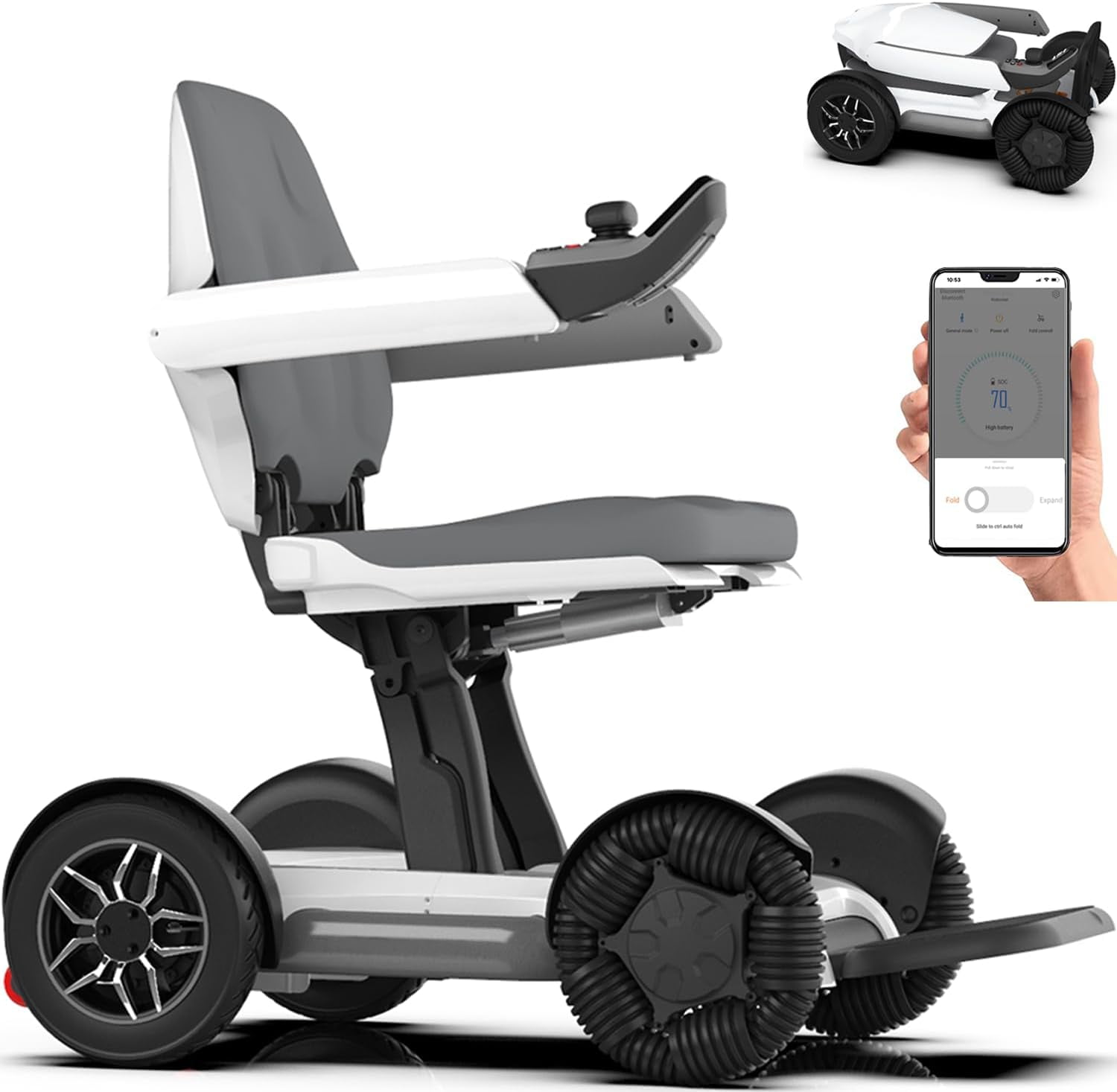 ROBOOTER X40 Intelligent Electric Powered Wheelchair for Adults