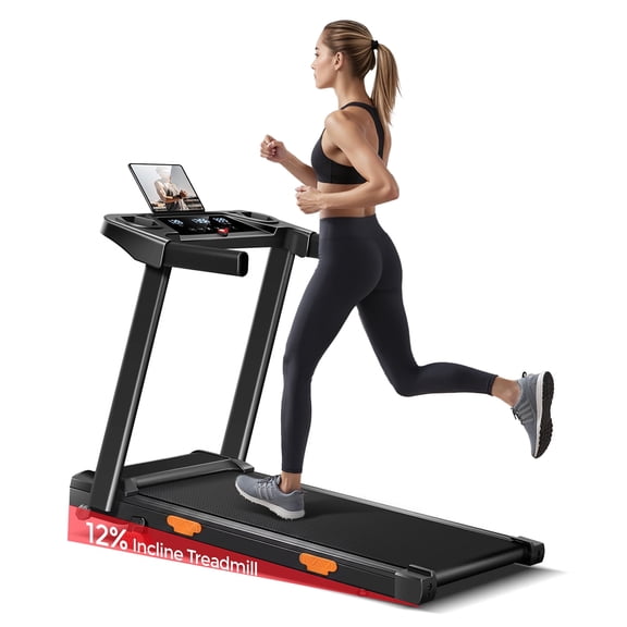 ROBORE Electric Foldable Treadmill SF10, 12% Incline, 7.5mph,3.0 HP Motor and LED Display